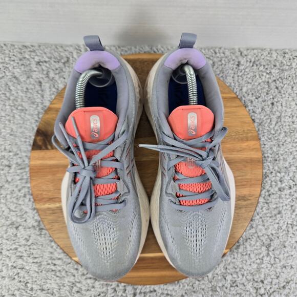 Asics Gel-Cumulus 25 Gray Purple Gym Daily Athletic Road Running Shoe Women 10.5 - Picture 5 of 14